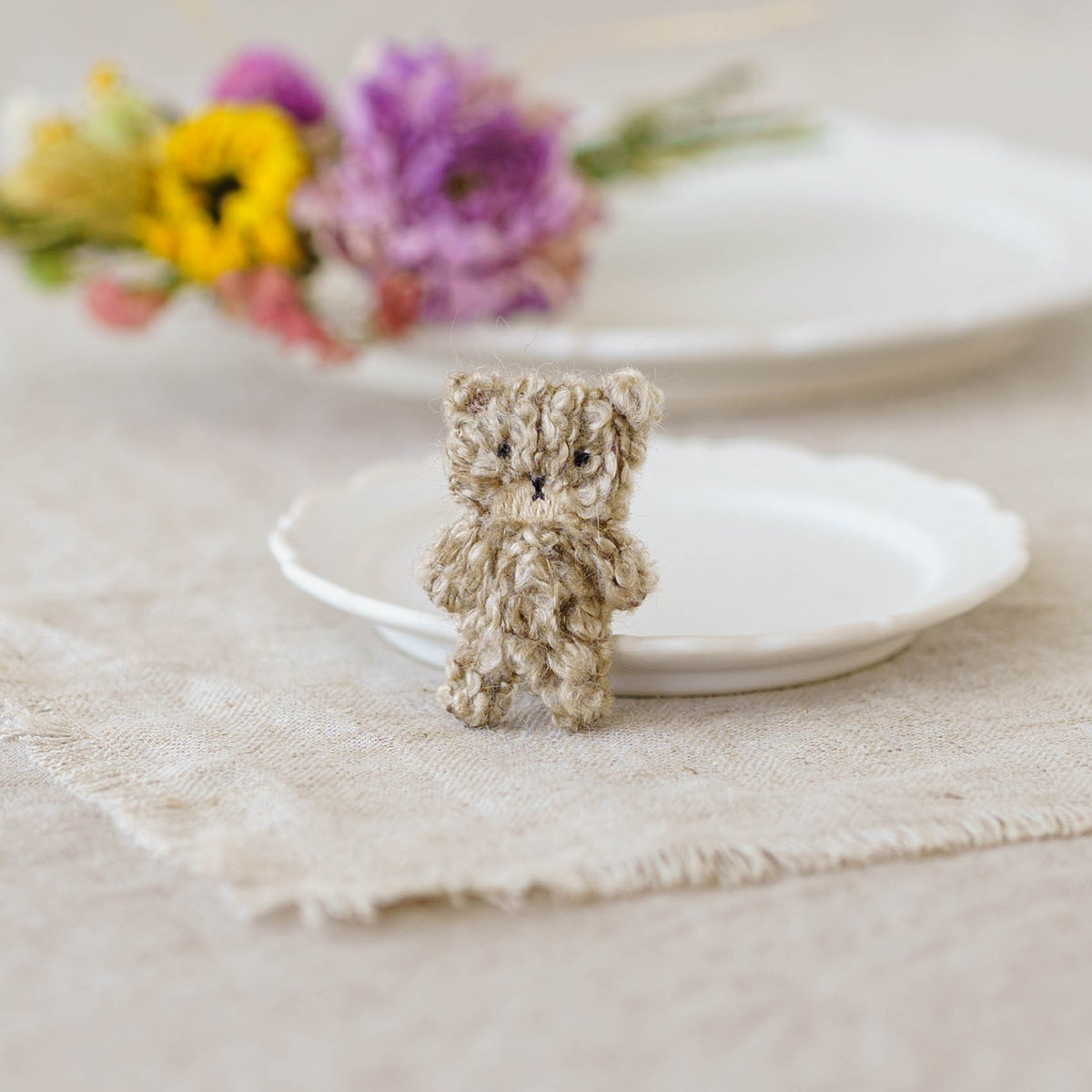 Embroidered Brooch Bear | Aonoie