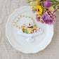 Embroidered Bag Charm Purin a la Mode | Aonoie
