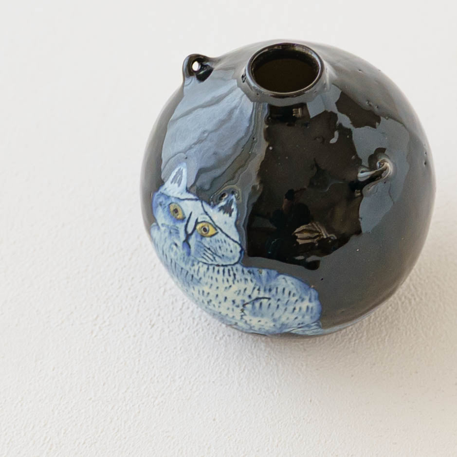 Vase Cat A｜poetoria Yuka Taneda