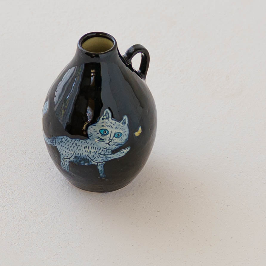 Vase Cat C｜poetoria Yuka Taneda