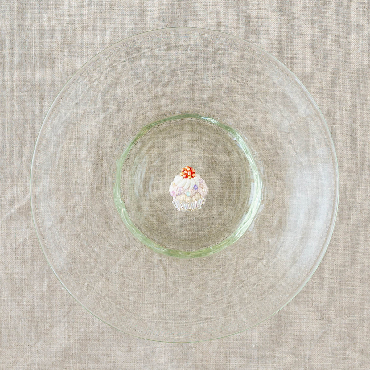 Embroidered Ring  Cupcake | Aonoie