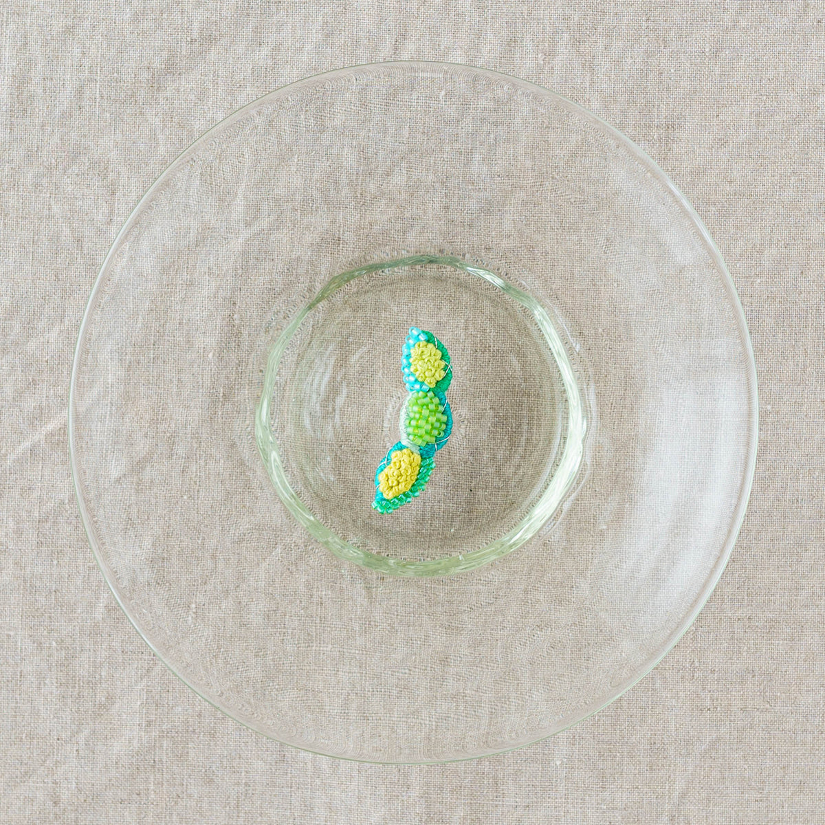 Embroidery Brooch Edamame | Aonoie