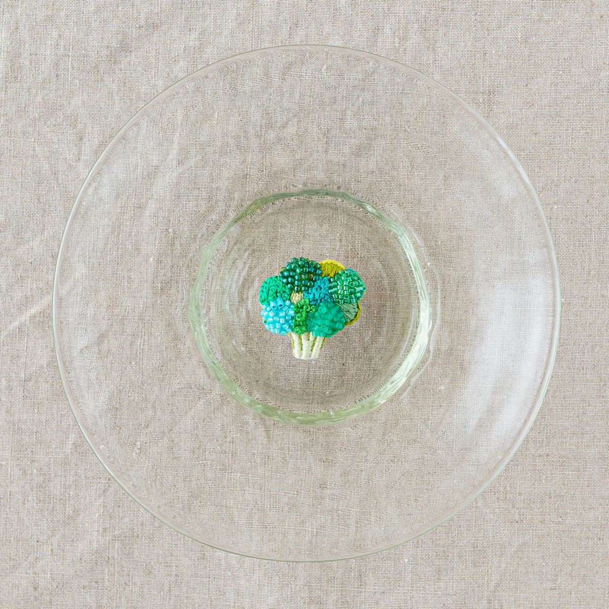Embroidered Brooch  Broccoli | Aonoie