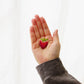 Embroidered brooch Strawberry | Aonnoie