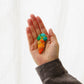 Embroidered Carrot Brooch | Aono ie