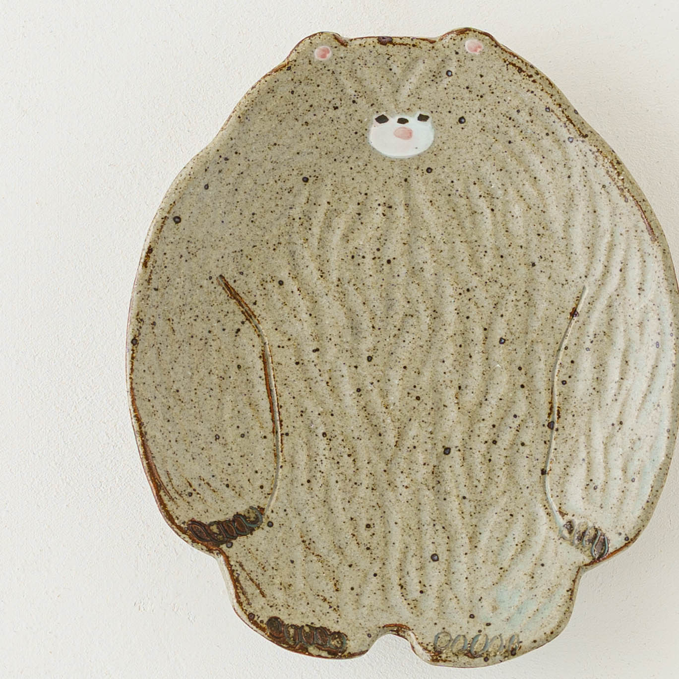 クマ型皿｜加藤美紀子