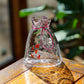 Goldfish flower Vase Red L | Gokurakuji Glass Studio