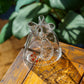 Goldfish drawstring vase clear M | Gokurakuji Glass Studio