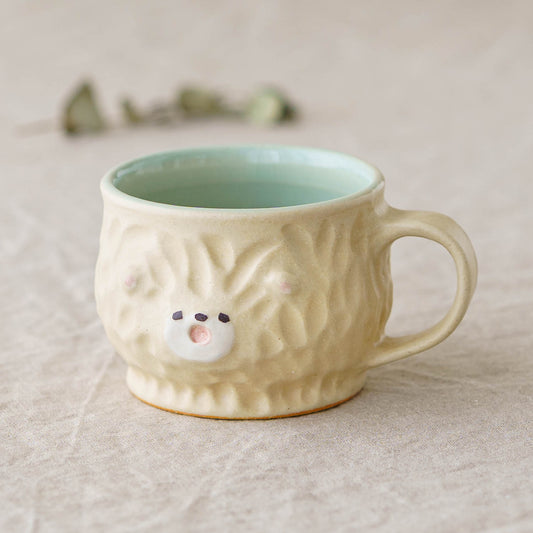 Mug Bear White x Light Blue | Mikiko Kato