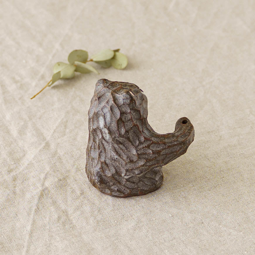Bear Dried Flower Stand Brown  | Mikiko Kato