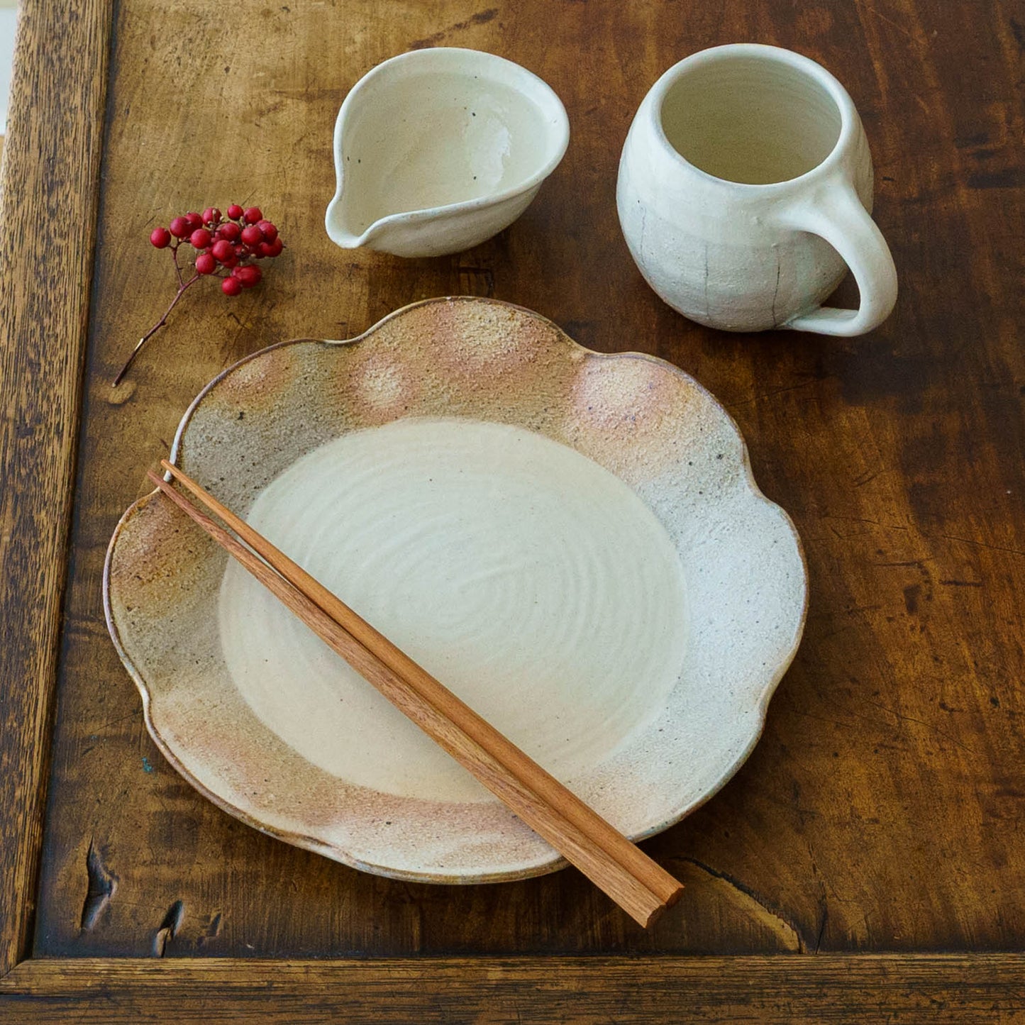 Flower Plate M｜Furutani pottery
