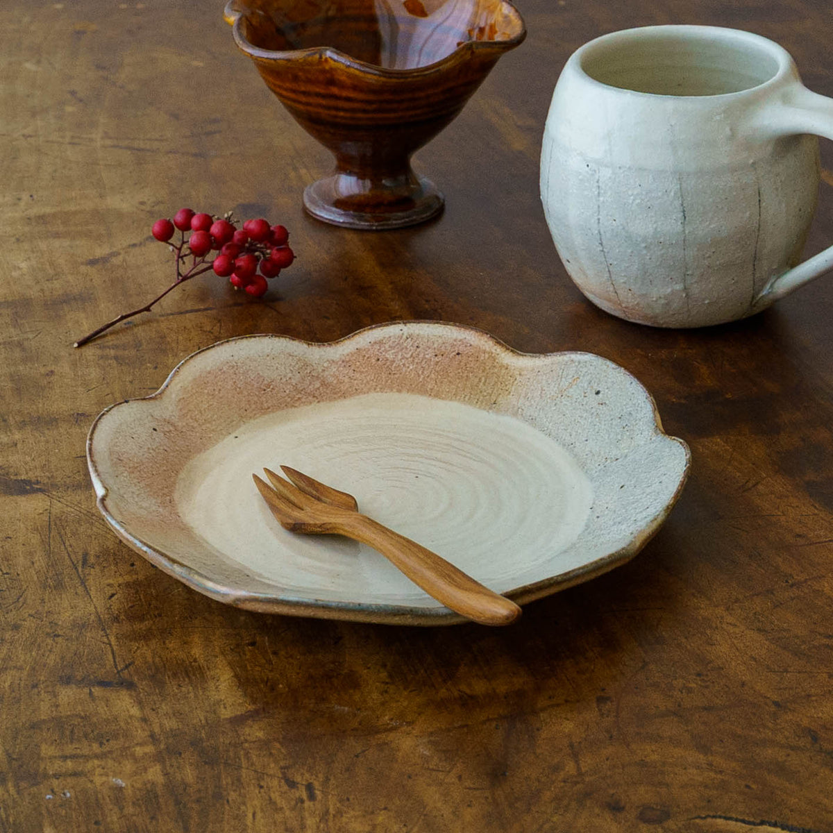 Flower Plate S｜Furutani  pottery