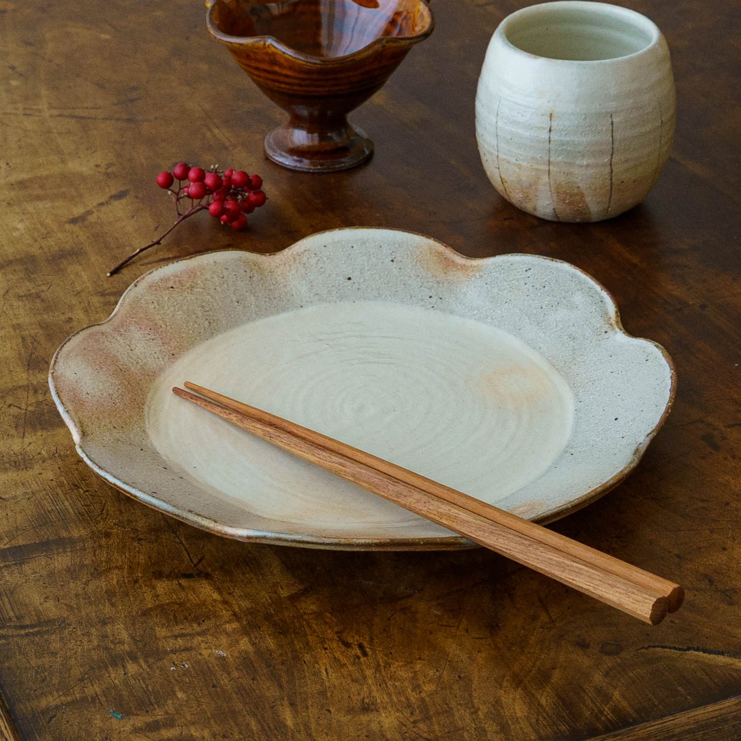 Flower Plate M｜Furutani pottery