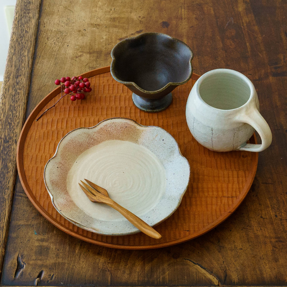 Flower Plate S｜Furutani  pottery