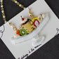 Embroidered Bag Charm Purin a la Mode | Aonoie