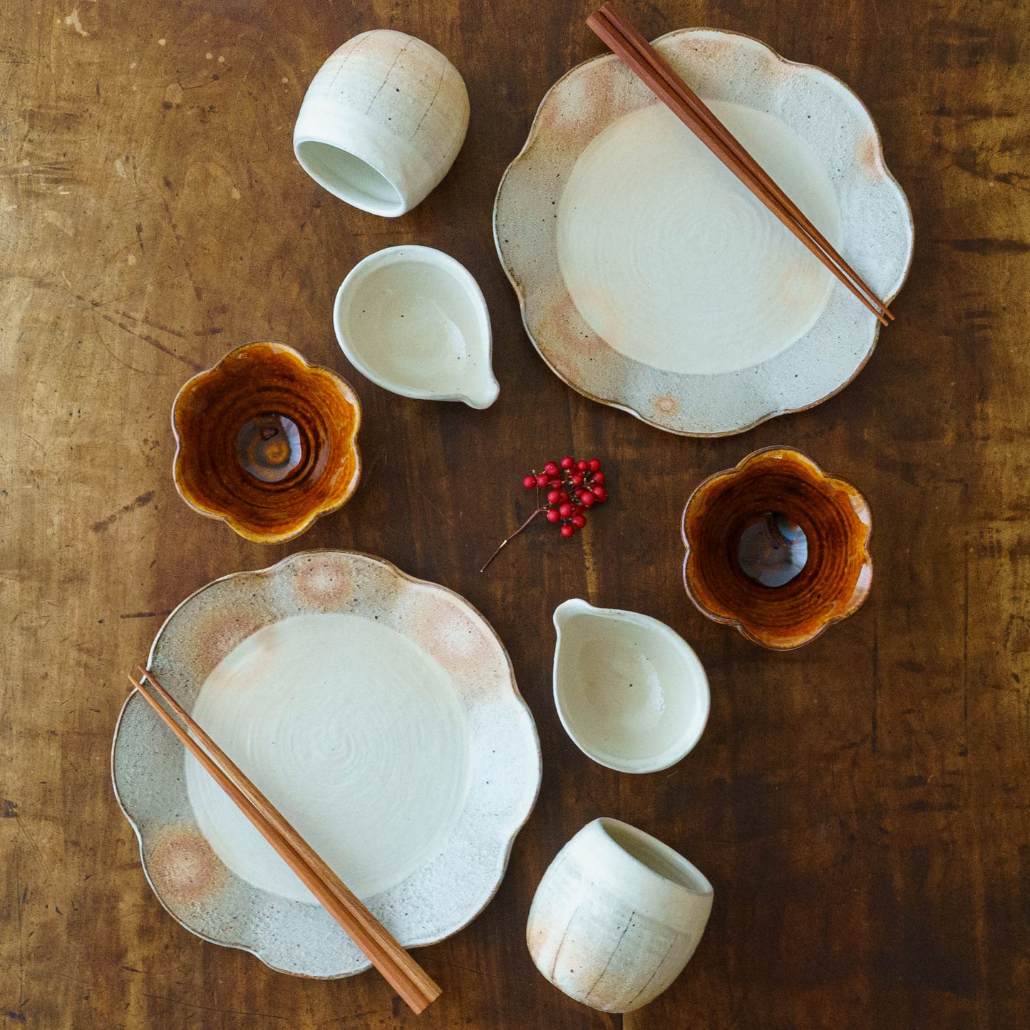 Flower Plate M｜Furutani pottery