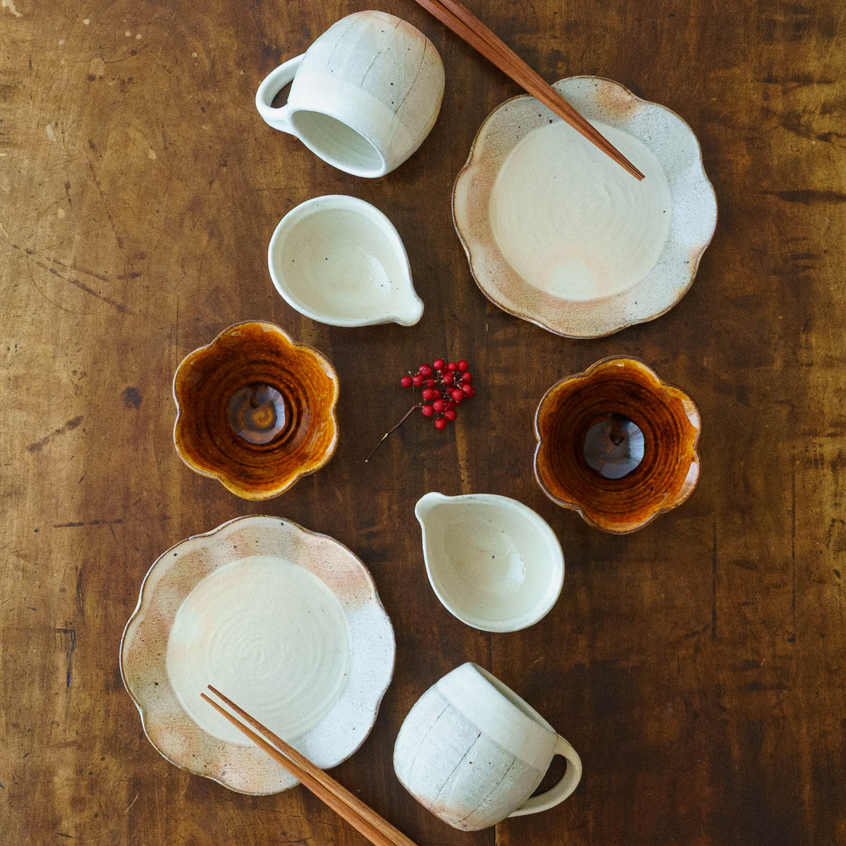 Flower Plate S｜Furutani  pottery
