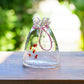Goldfish flower Vase Red L | Gokurakuji Glass Studio