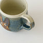 マグカップ　うさぎ　 ネイビー｜原田晴子