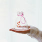 Goldfish flower Vase Red L | Gokurakuji Glass Studio