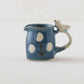 Mini pitcher bird and flower navy | Harada Haruko