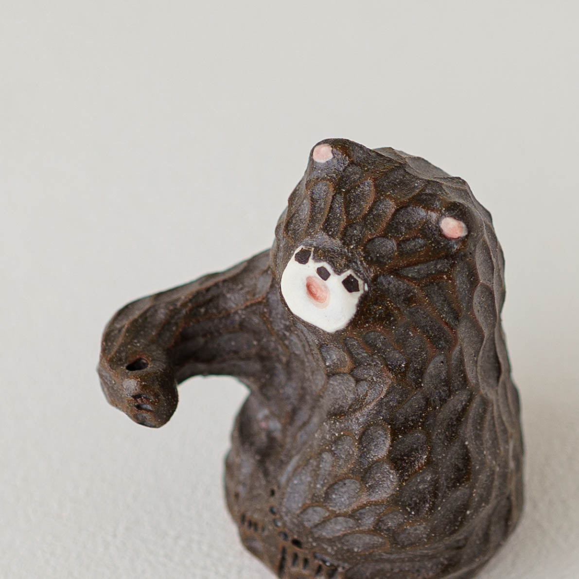 Bear Dried Flower Stand Brown  | Mikiko Kato