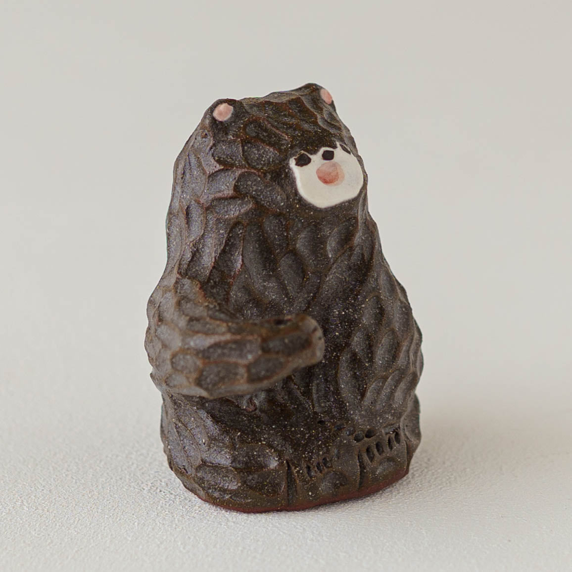 Bear Dried Flower Stand Brown  | Mikiko Kato