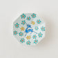Octagonal plate deer S | Yoshida Ware
