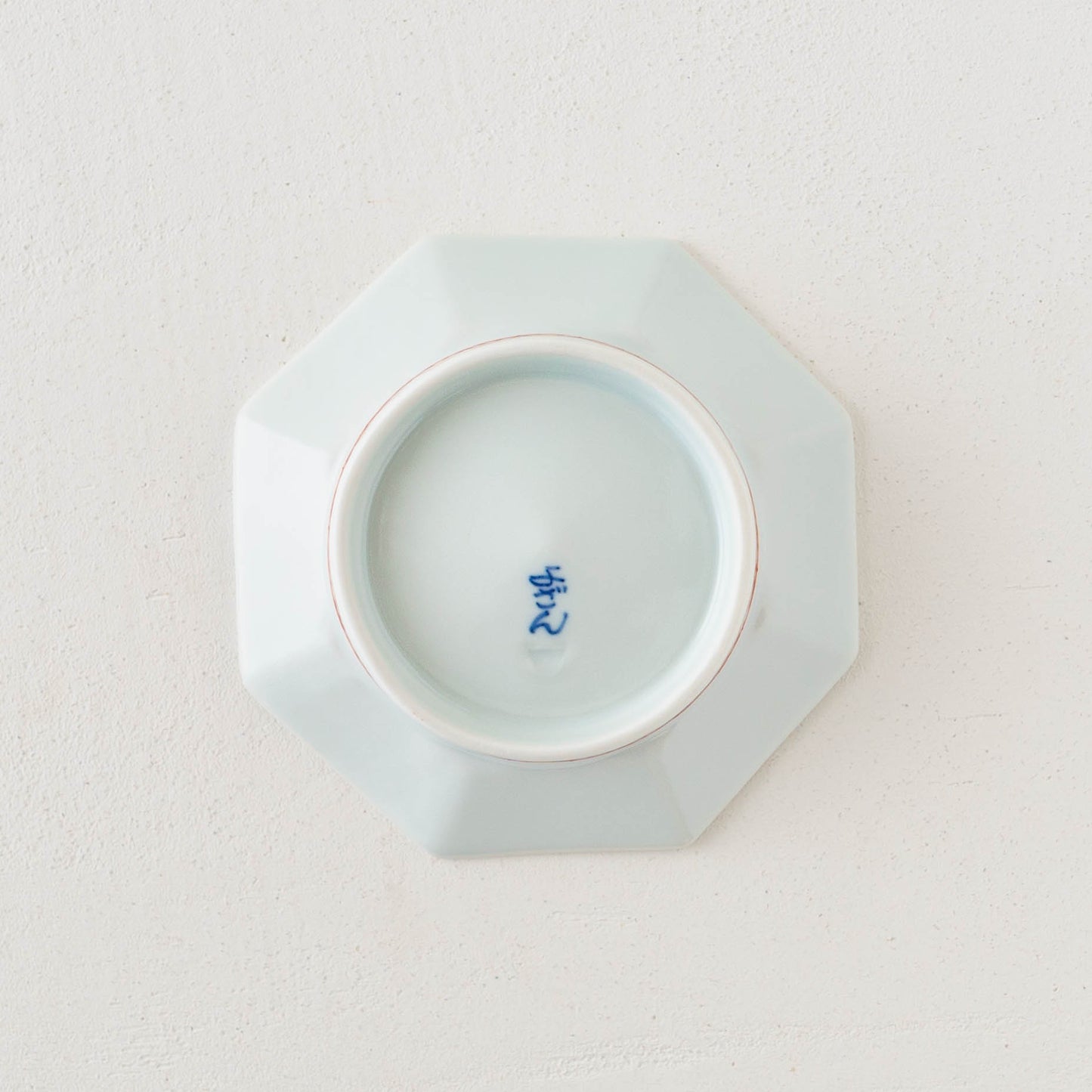 Octagonal plate deer S | Yoshida Ware