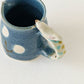 Mini pitcher bird and flower navy | Harada Haruko