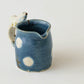 Mini pitcher bird and flower navy | Harada Haruko