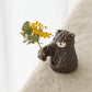 Bear Dried Flower Stand Brown  | Mikiko Kato