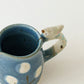 Mini pitcher bird and flower navy | Harada Haruko