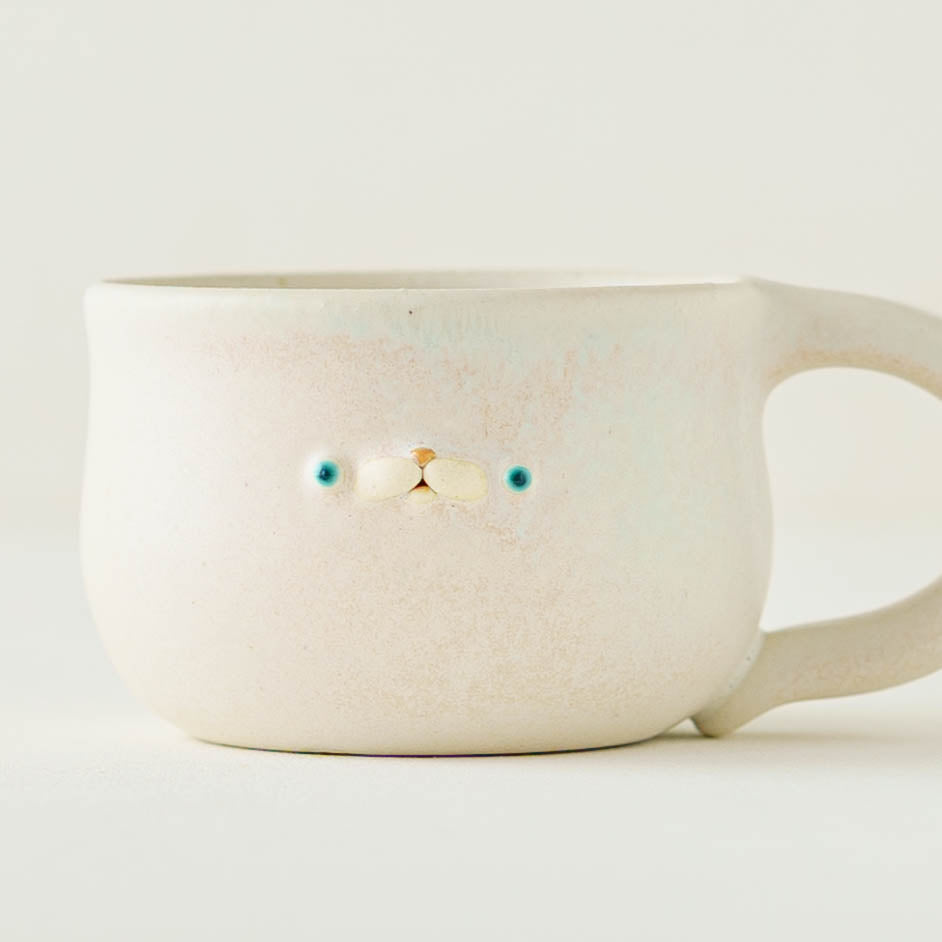 poco mug　white　A｜堀江遼子