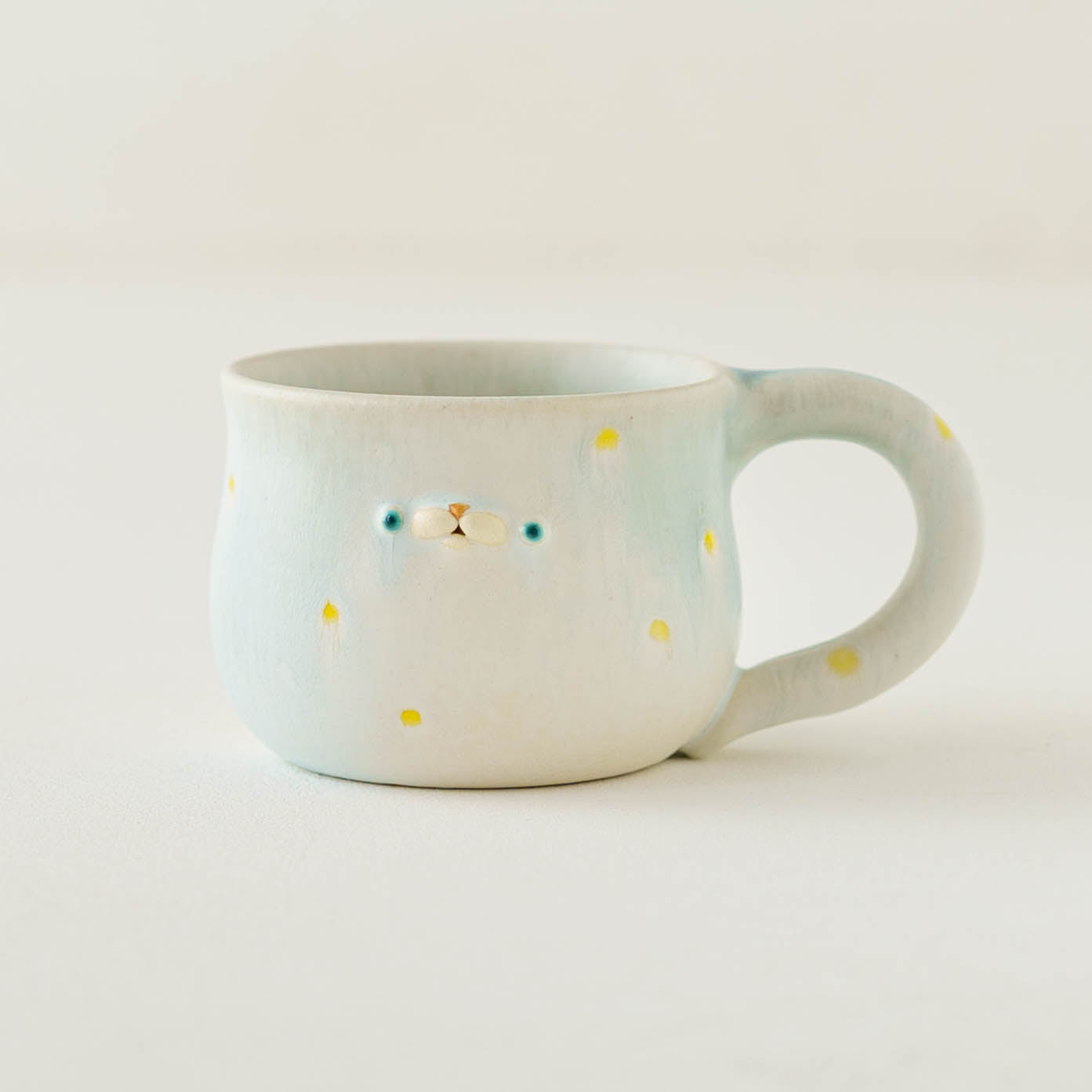 poco mug　yellow x dot｜堀江遼子