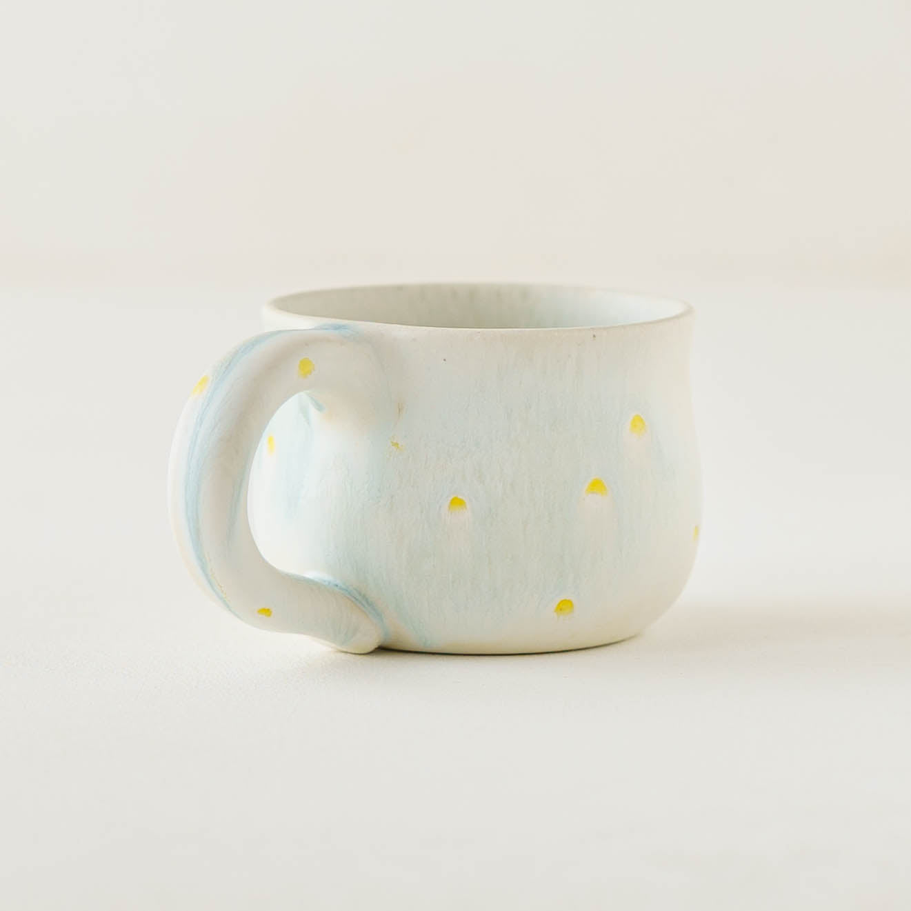 poco mug　yellow x dot｜堀江遼子