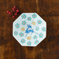 Octagonal plate deer S | Yoshida Ware