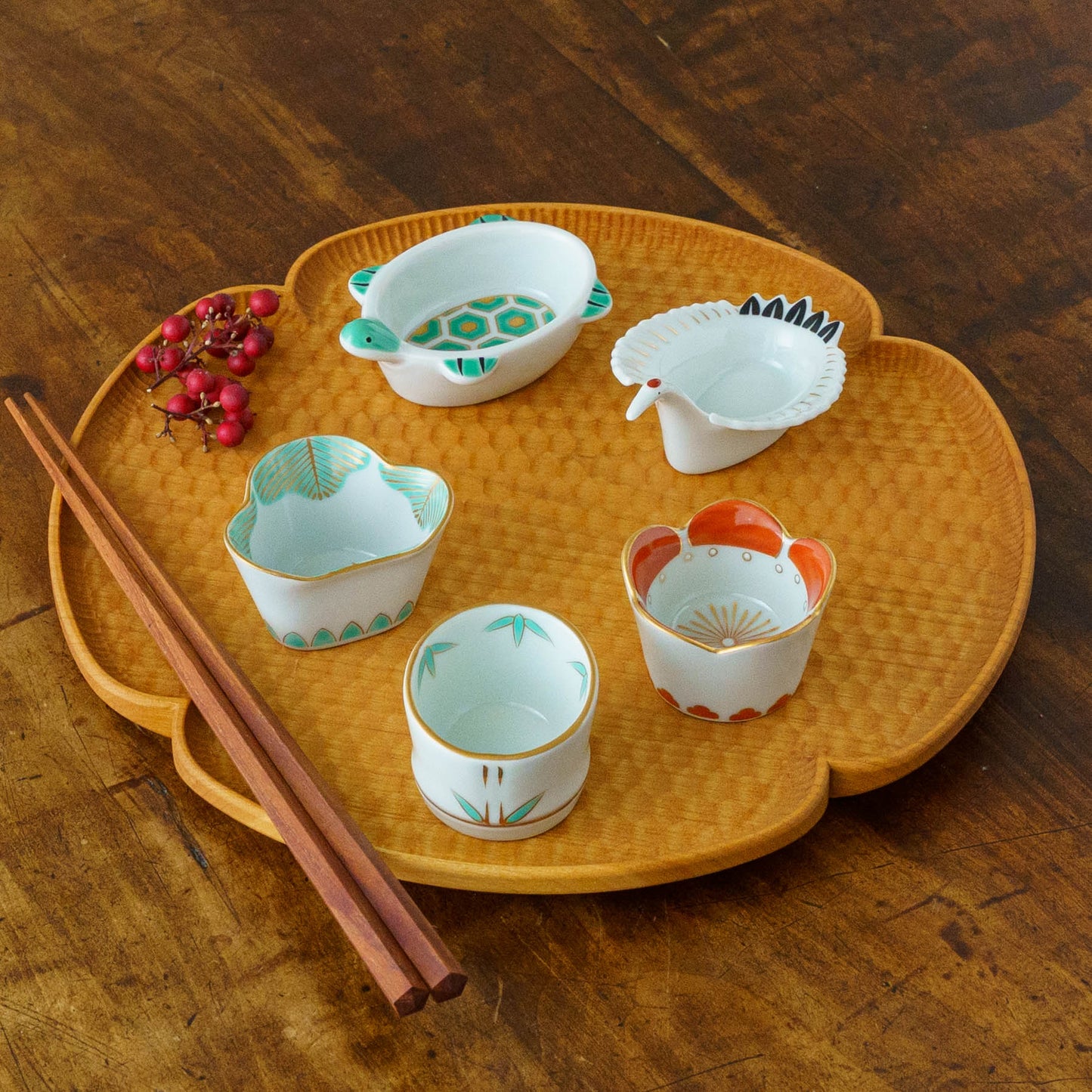 Bean bowl crane   | Arita ware