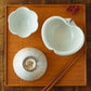 Vertical iron wire rice bowl large｜Furutani pottery