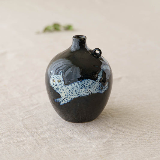 Vase Cat B｜poetoria Yuka Taneda