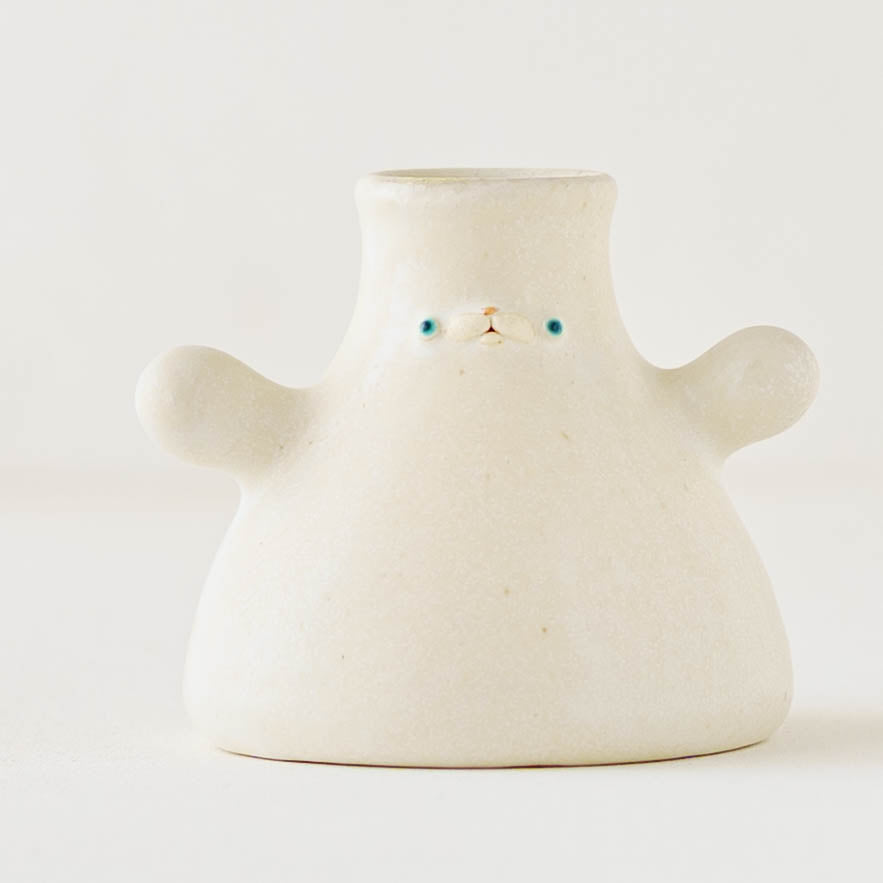 frasco vase white｜Ryoko Horie