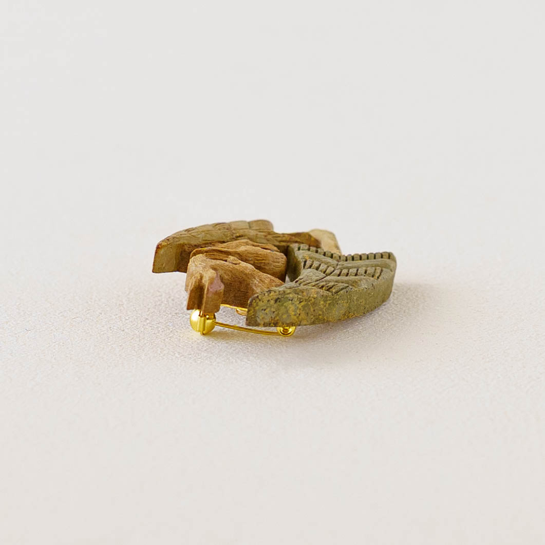 Winter Forest Rabbit Brooch | arica