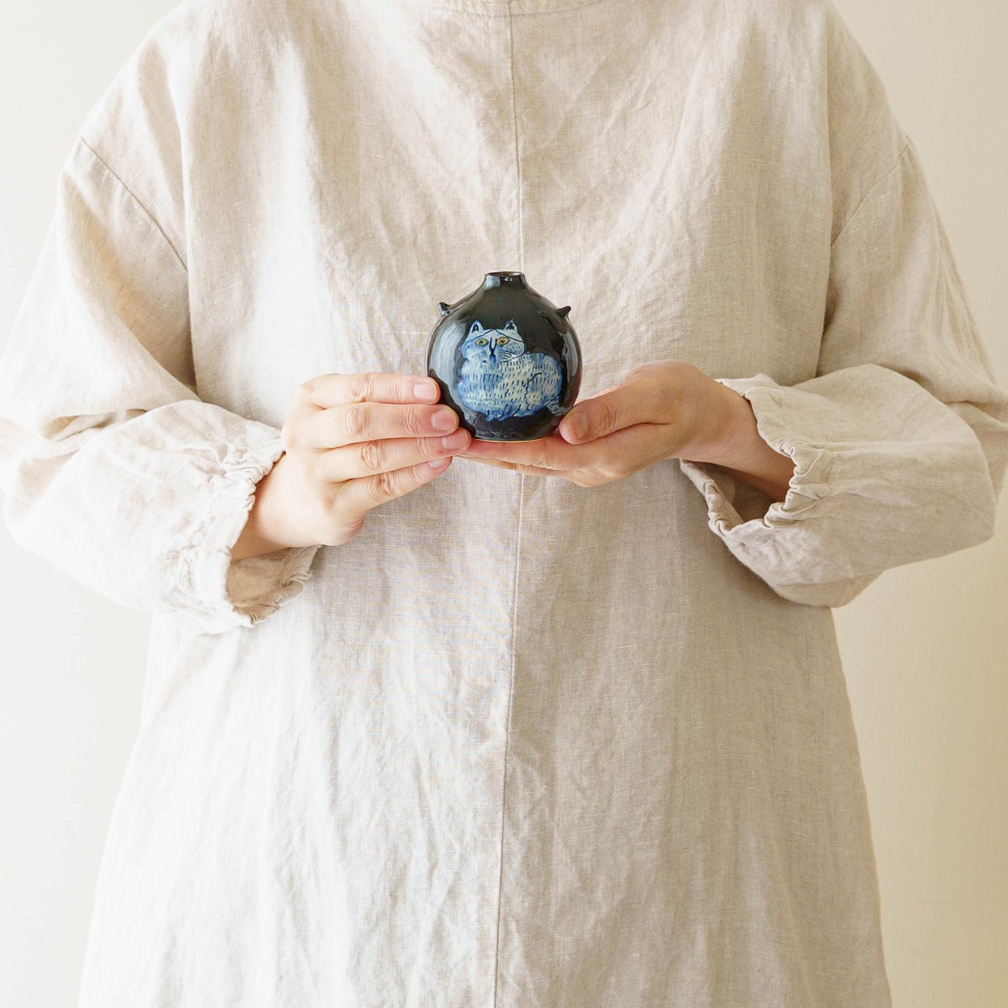 Vase Cat A｜poetoria Yuka Taneda