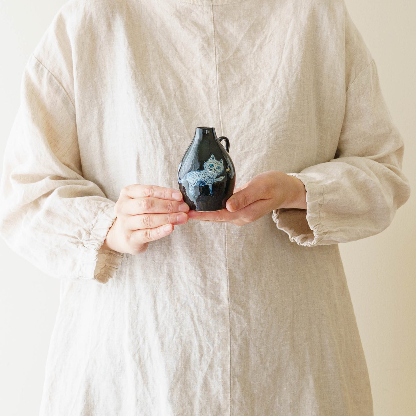 Vase Cat C｜poetoria Yuka Taneda