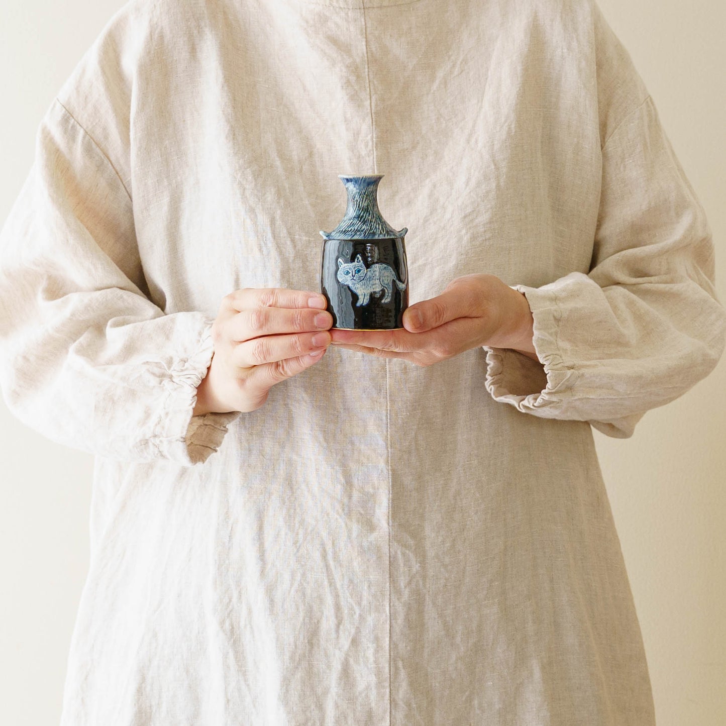 Vase Cat D｜poetoria Yuka Taneda
