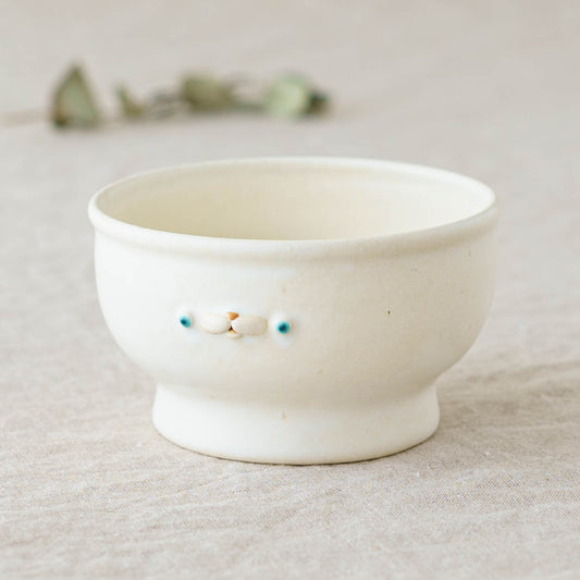 poco bowl white B | Ryoko Horie