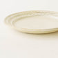 Leaf rim Plate 21.5cm White | Furutani Pottery