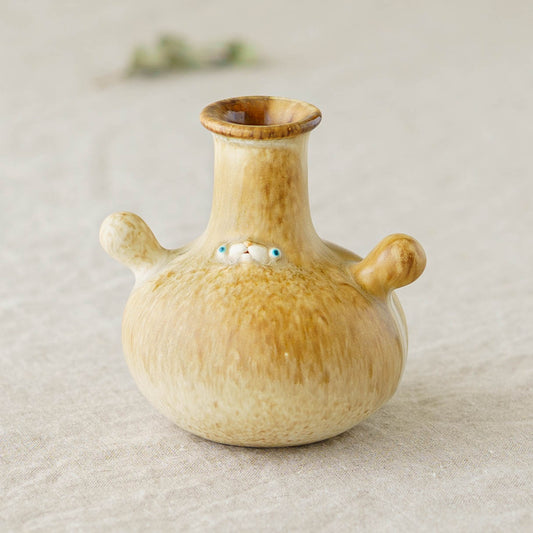 frasco vase　brown｜堀江遼子