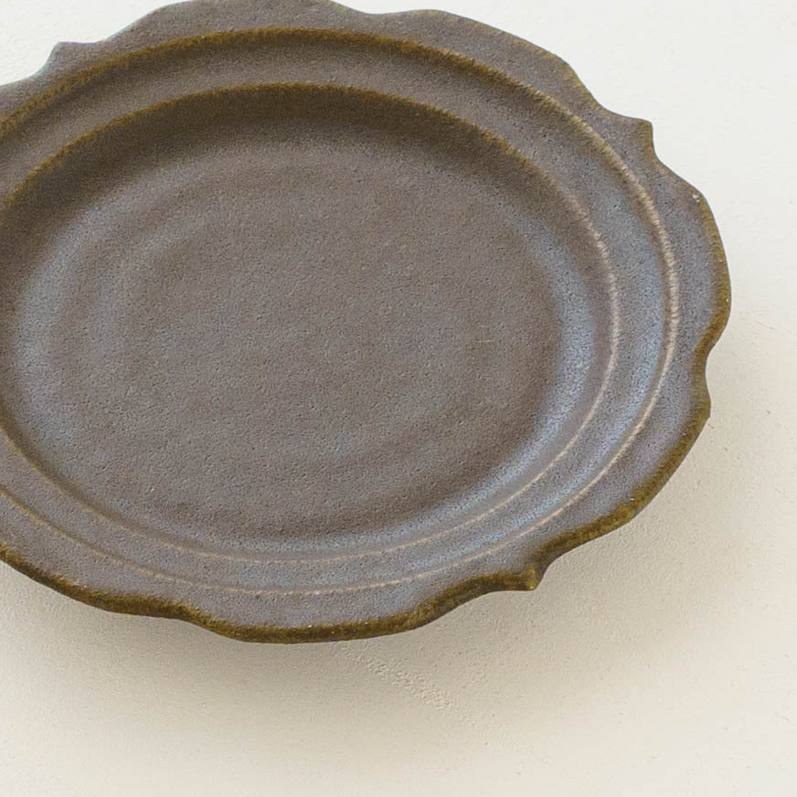 Plate 18.5cm Bworn | Furutani Pottery