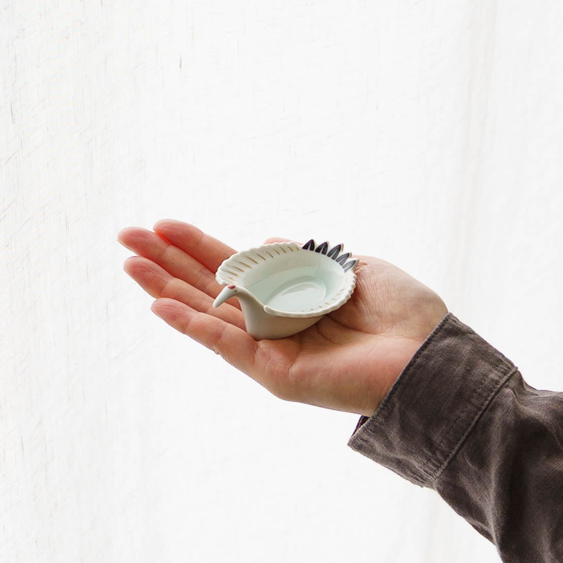 Bean bowl crane   | Arita ware